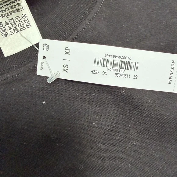 VS Pink black y2k logo tee - Picture 3 of 3